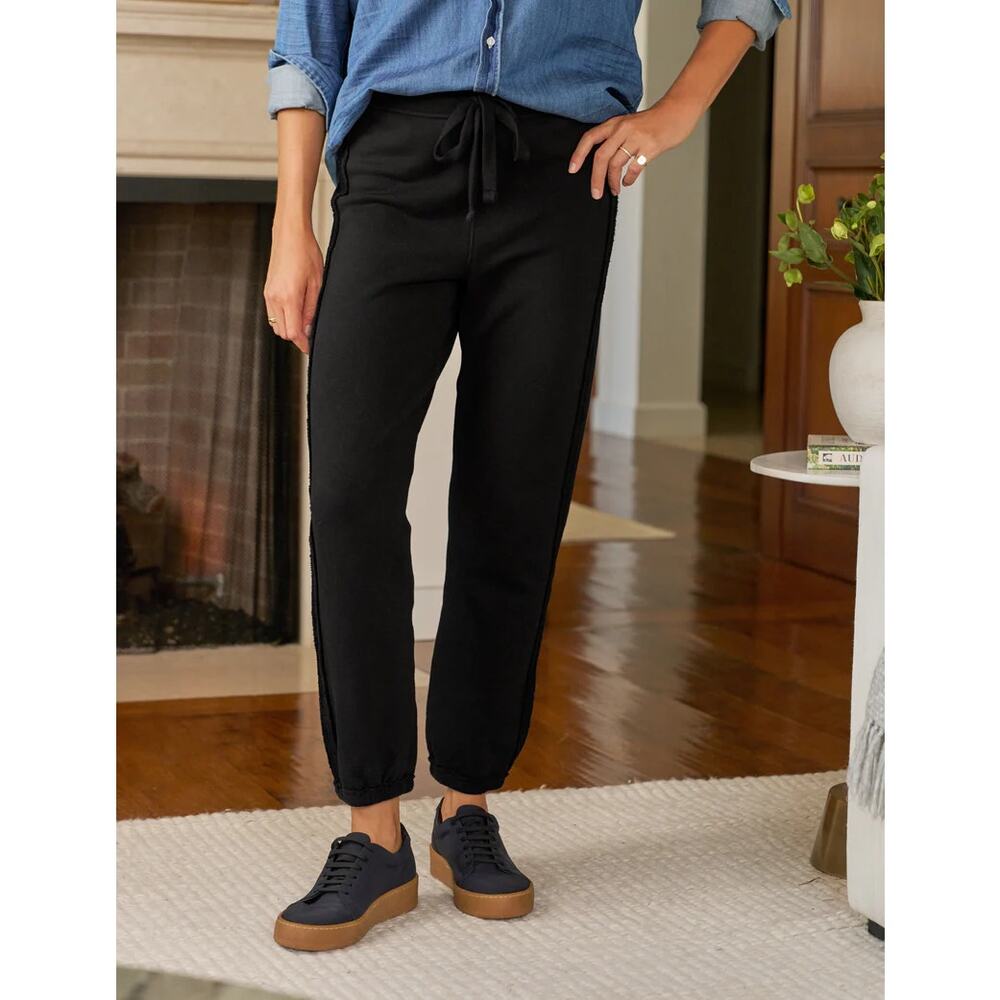 Frank & Eileen Sophie Italian Jogger Sweatpants British Navy Size Small
